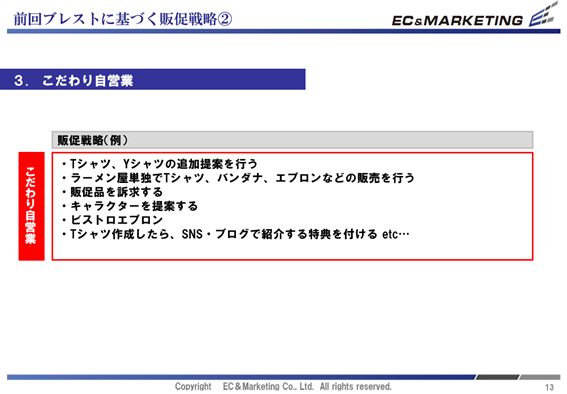 【ペルソナ③こだわり自営業の販促戦略】 イメージ