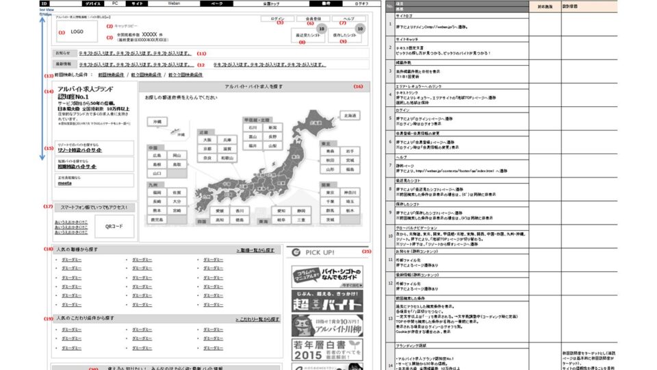 画面設計ワイヤーフレーム1 イメージ