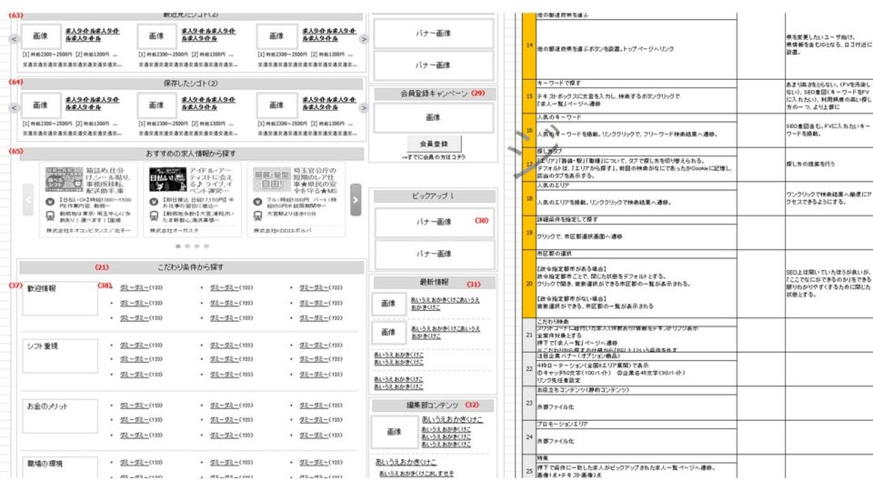 画面設計ワイヤーフレーム3 イメージ