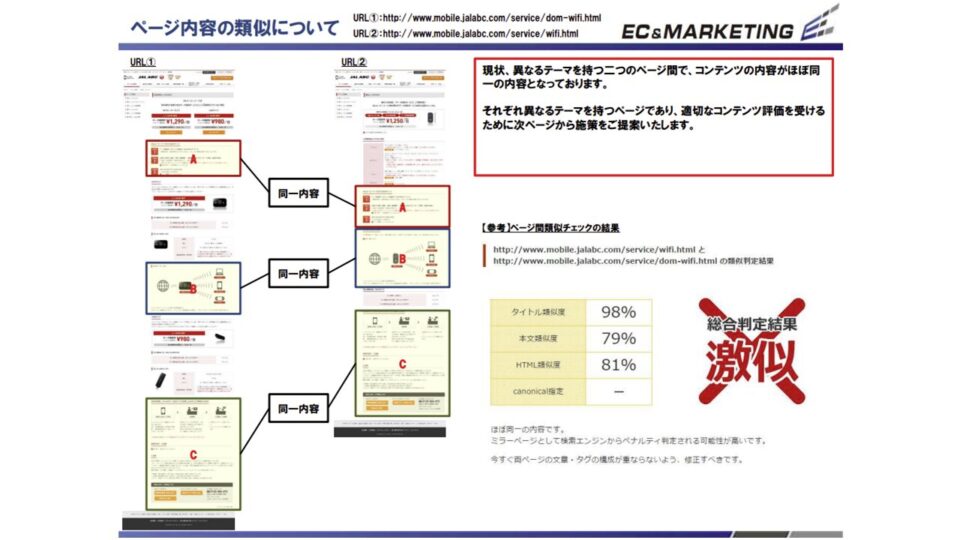 SEO内部改善指示書1 イメージ