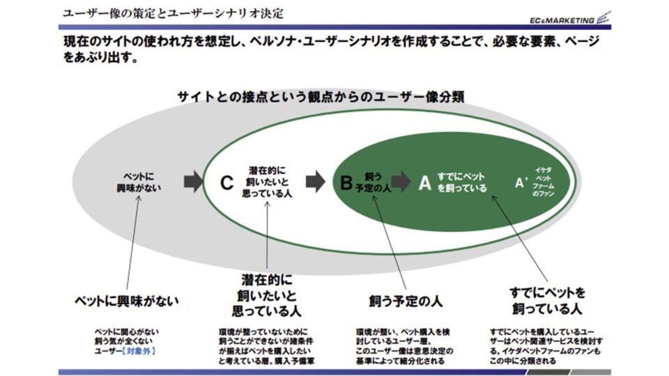 ペルソナ・CVシナリオ設計1 イメージ